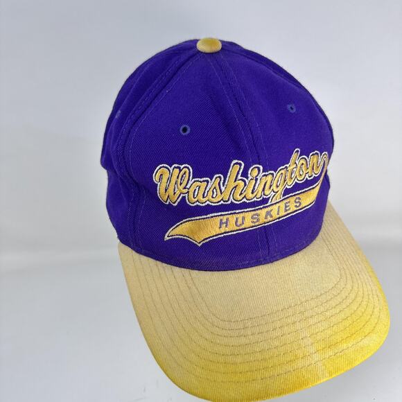 Vintage Washington Huskies Hat Cap Snap Back NCAA Football Starter 90s - Picture 9 of 11